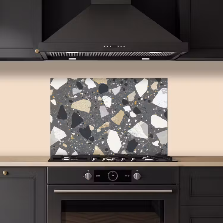 Paraschizzi cucina - Terrazzo - Decorazione - Pietre — 5