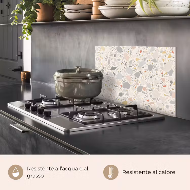 Paraschizzi cucina - Modelli - Luce - Terrazzo - Decorazione — 2