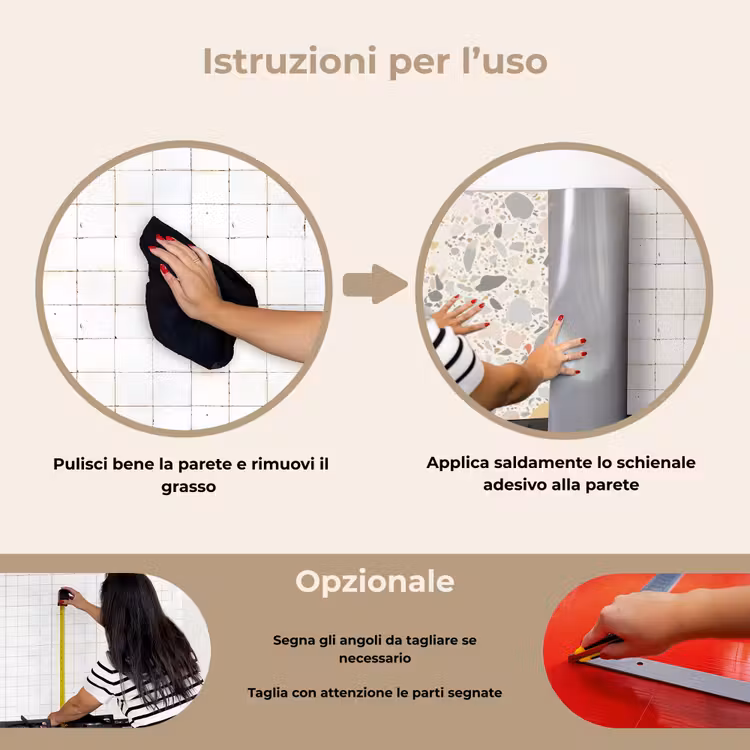 Paraschizzi cucina - Modelli - Luce - Terrazzo - Decorazione — 6