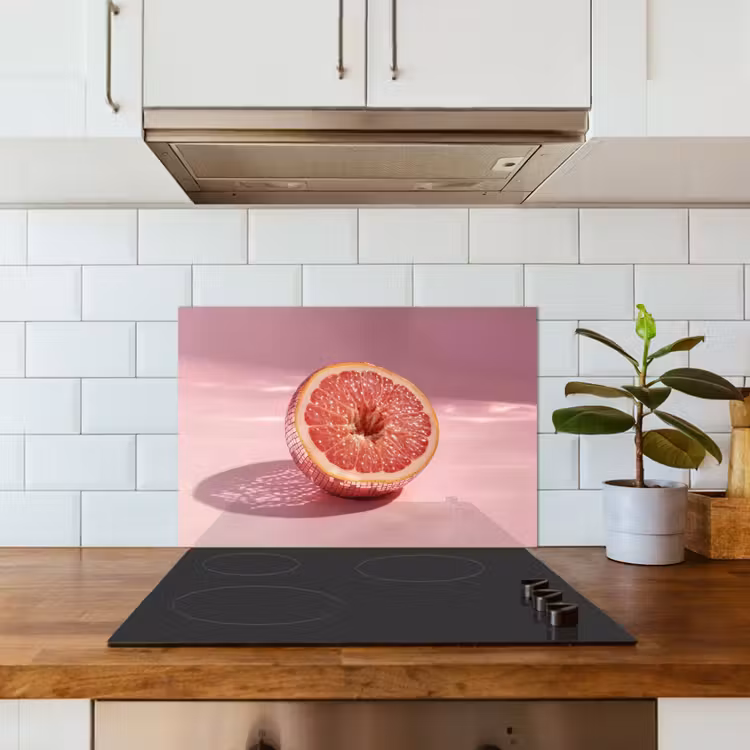 Paraschizzi cucina - Pompelmo - Rosa - Disco - Lucido — 3