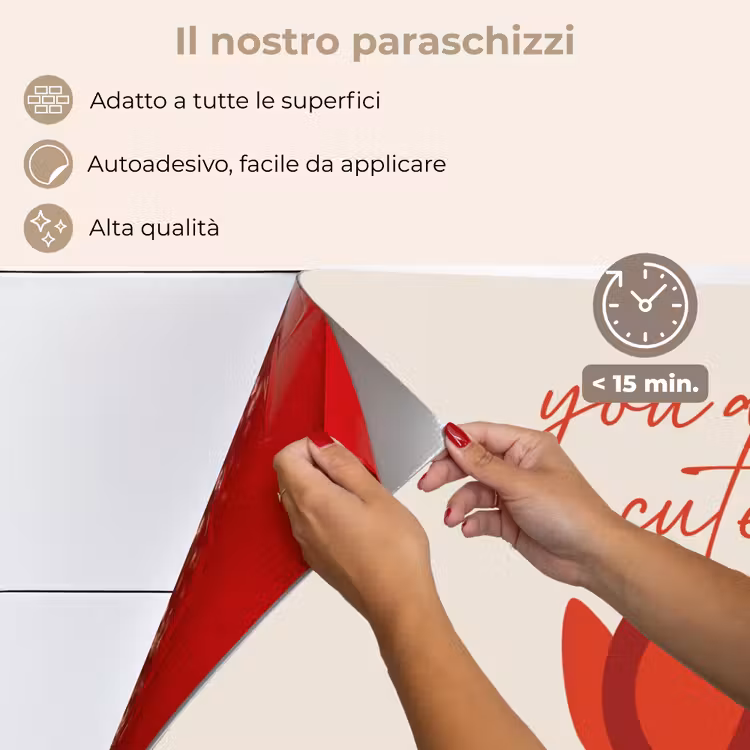 Paraschizzi cucina - Rosa - Rosso - Fiore - San Valentino — 4