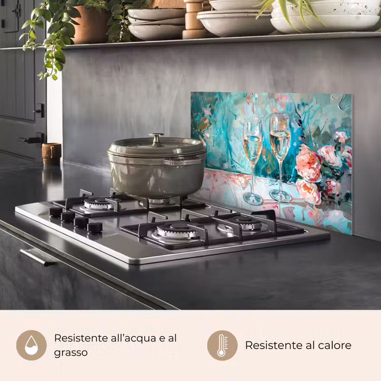 Paraschizzi cucina - Salute impressionista — 2