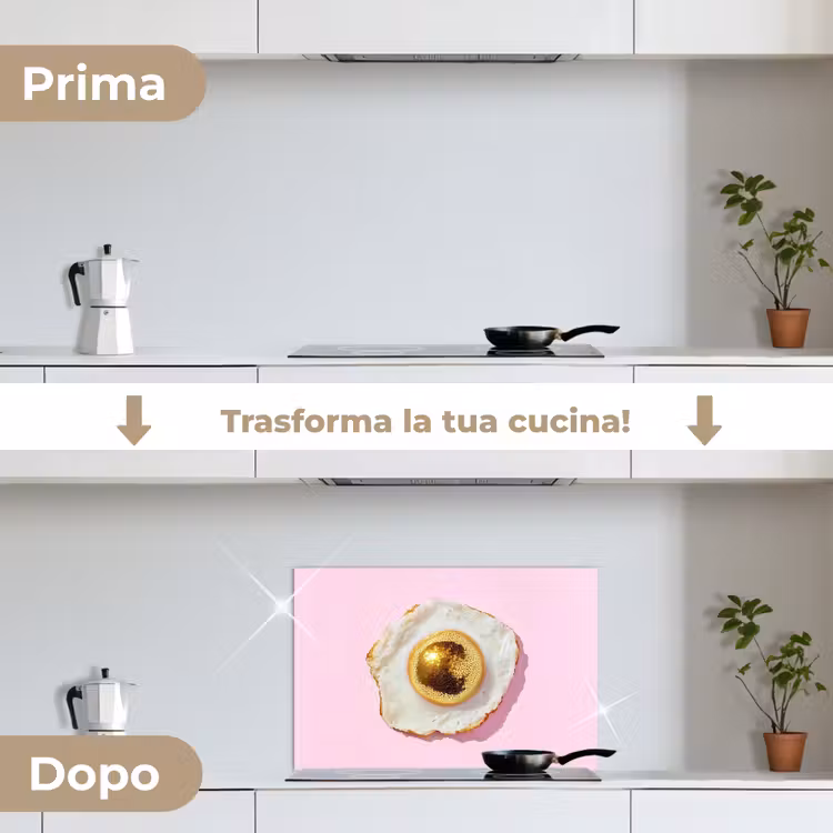 Paraschizzi cucina - Uovo - Discoteca - Colazione - Glitter — 7