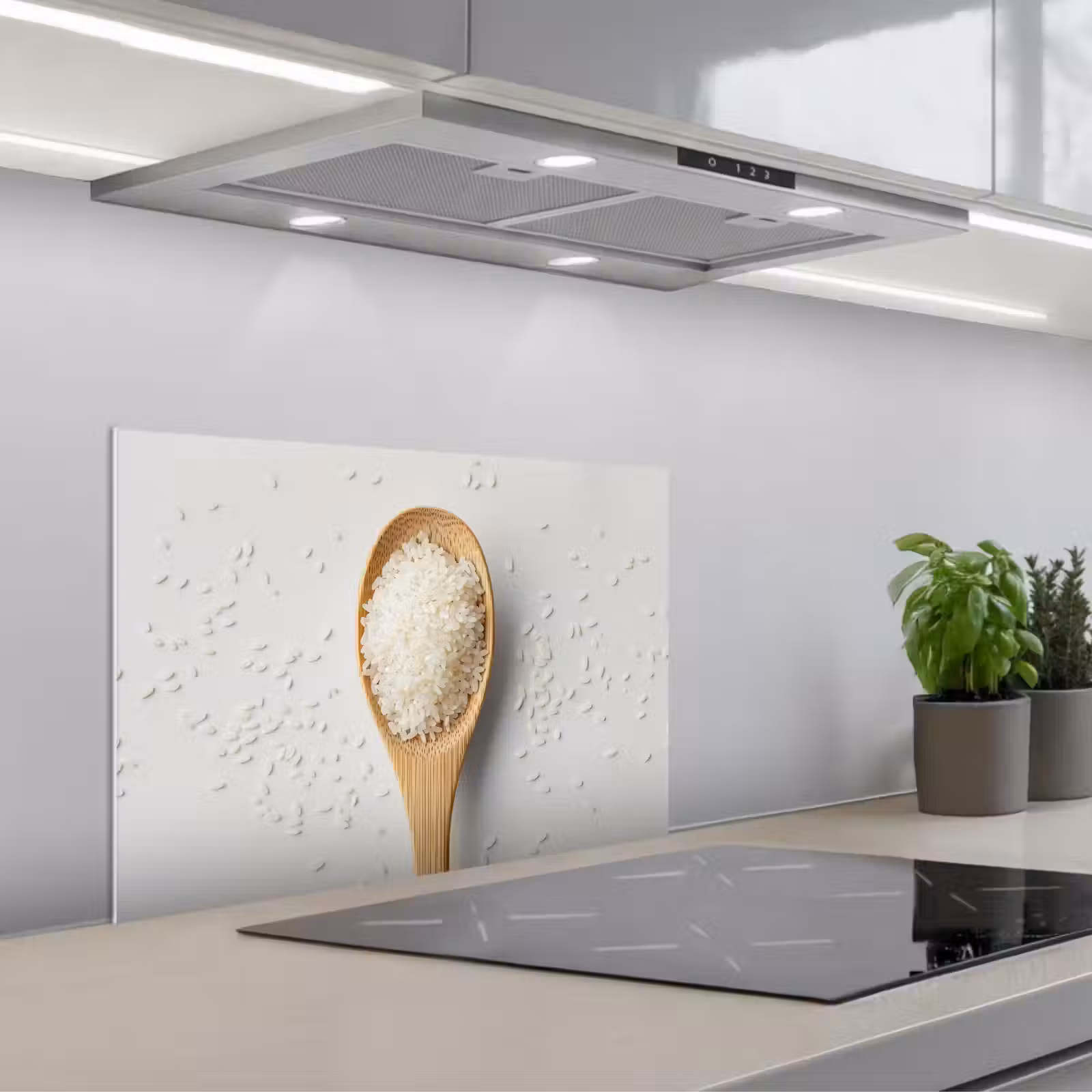 Paraschizzi cucina - Legno - Cucchiaio - Riso — 1