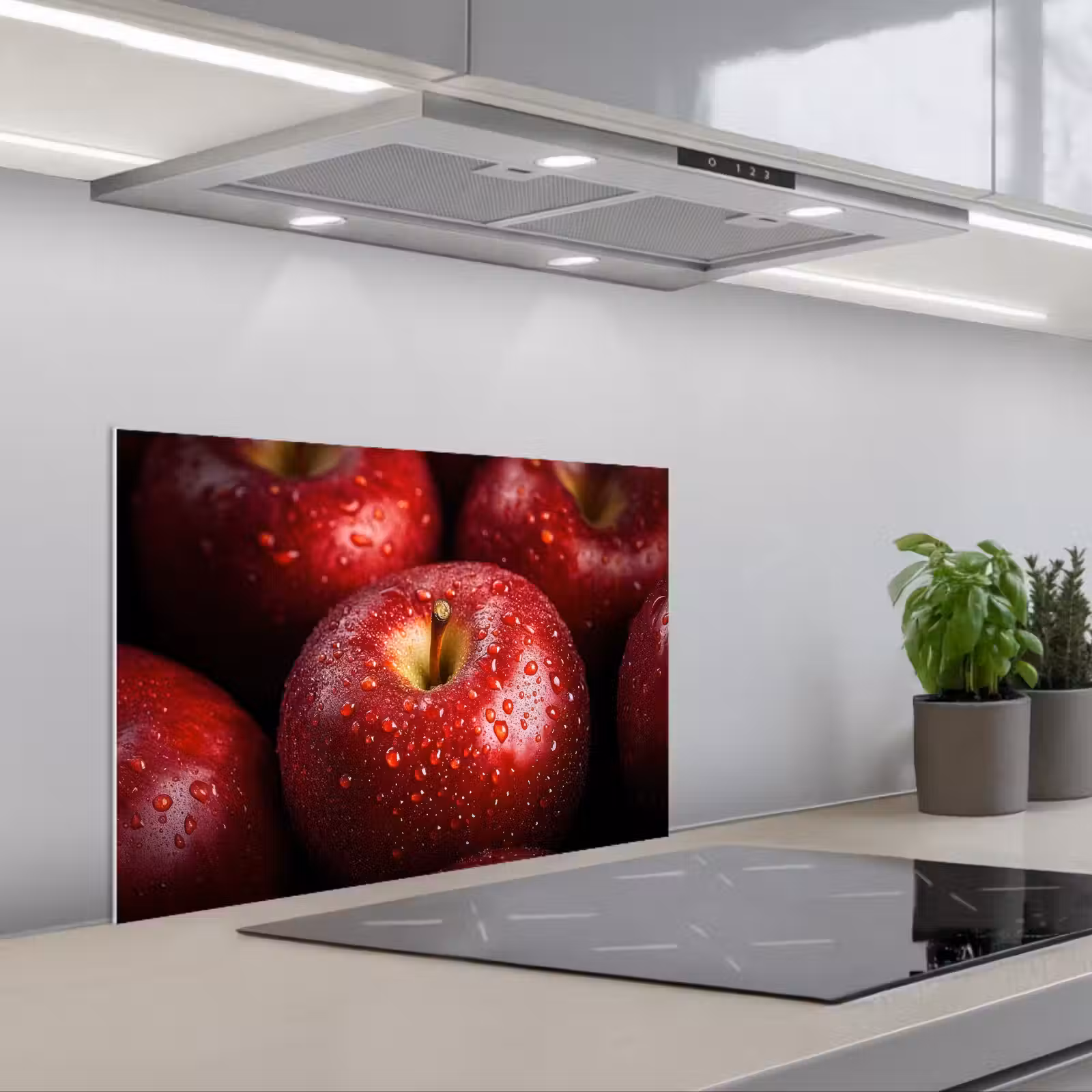 Paraschizzi cucina - Rosso - Mele - Frutta — 1