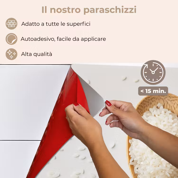 Paraschizzi cucina - Legno - Cucchiaio - Riso — 4