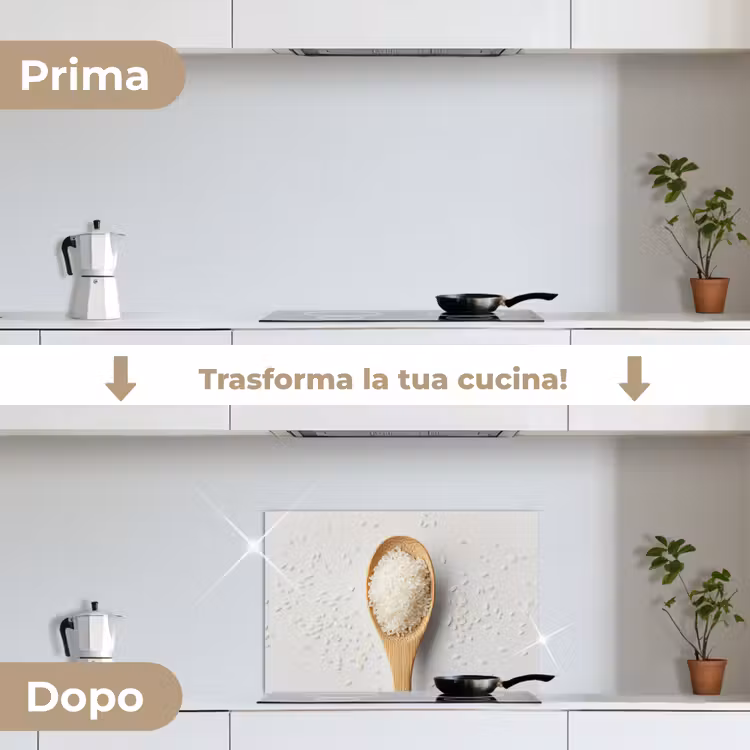 Paraschizzi cucina - Legno - Cucchiaio - Riso — 7