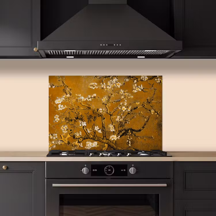 Paraschizzi cucina - Mandorlo in fiore - Arte - Van Gogh - Oro — 5