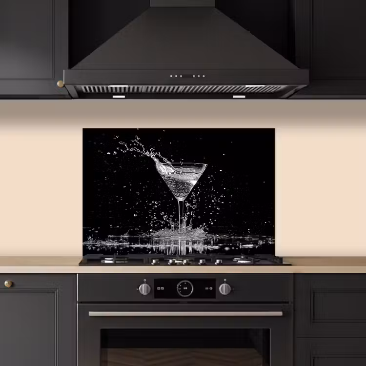Paraschizzi cucina - Martini Monocromatico Splashing — 5