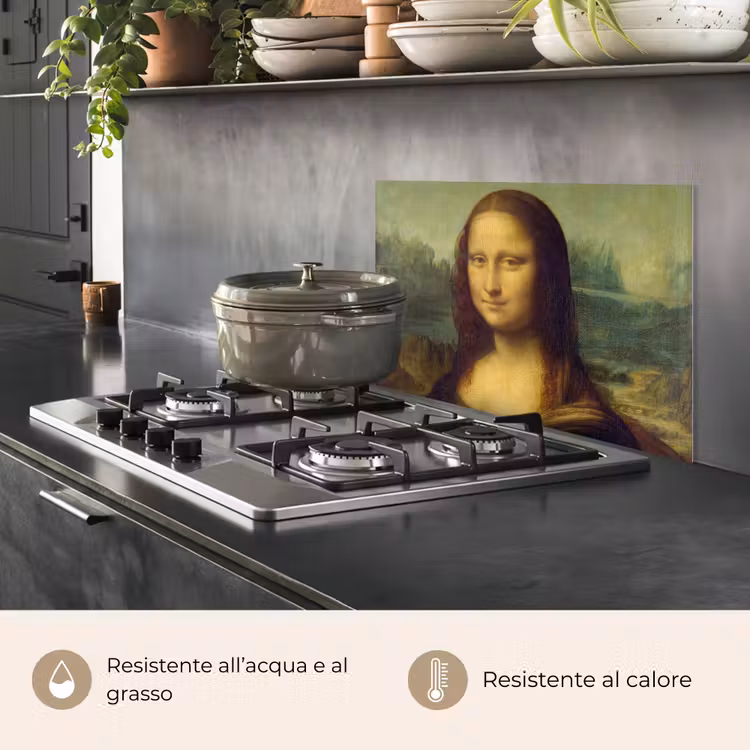 Paraschizzi cucina - Monna Lisa - Leonardo da Vinci — 2
