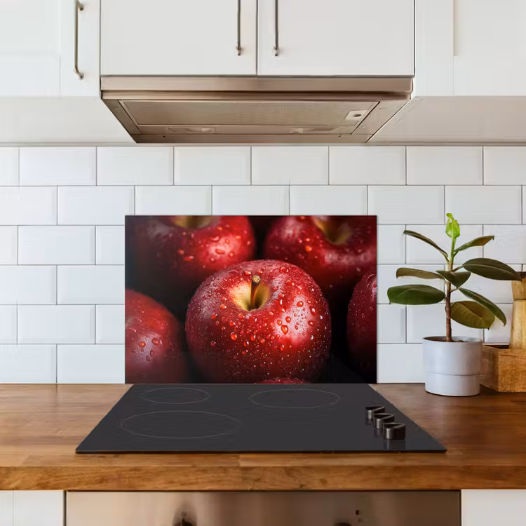 Paraschizzi cucina - Rosso - Mele - Frutta — 3