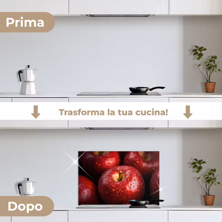 Paraschizzi cucina - Rosso - Mele - Frutta — 7