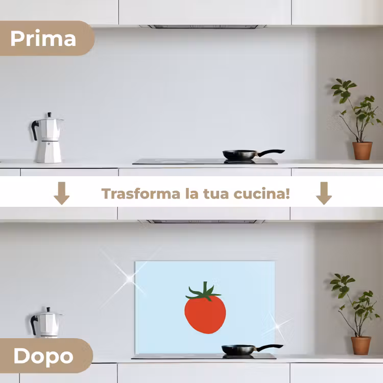 Paraschizzi cucina - Rosso - Pomodoro - Verdura — 7