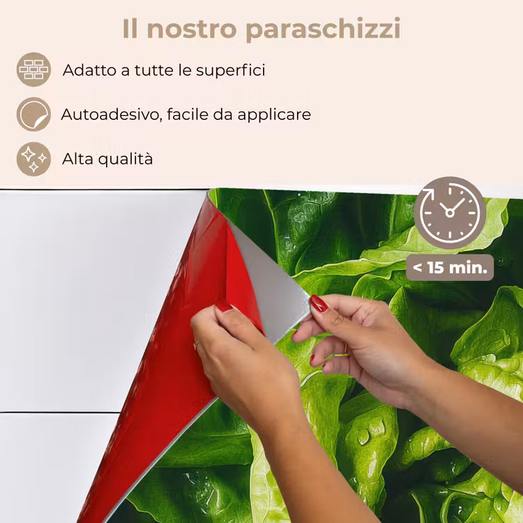 Paraschizzi cucina - Verdure - Lattuga - Verde — 4