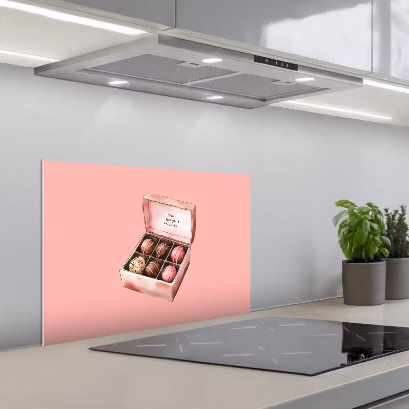 Paraschizzi cucina - Scatola - Bonbons - Amorevole - Testo — 1