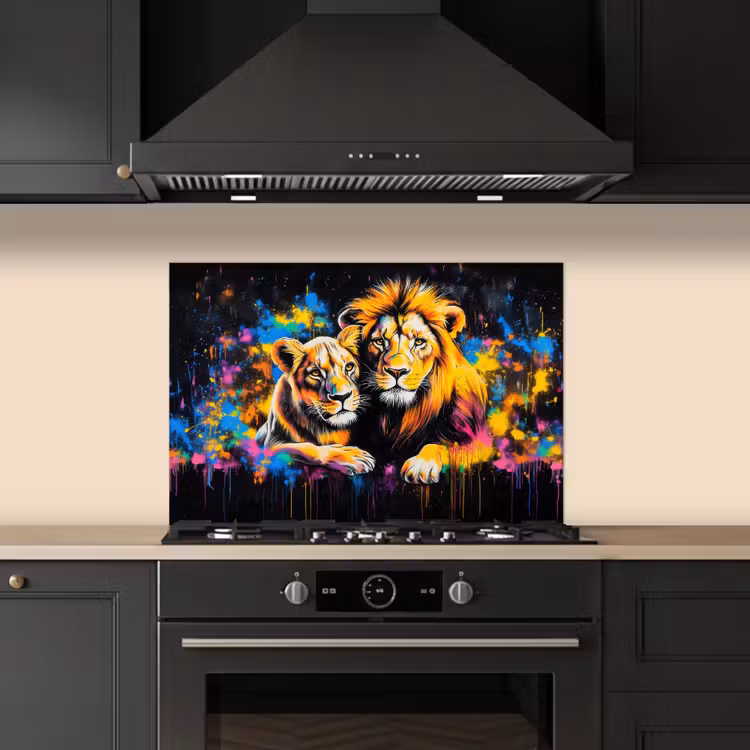 Paraschizzi cucina - Leoni - Pittura - Colori — 5