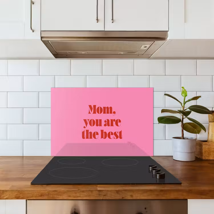 Paraschizzi cucina - Madre - Messaggio - Rosa — 3