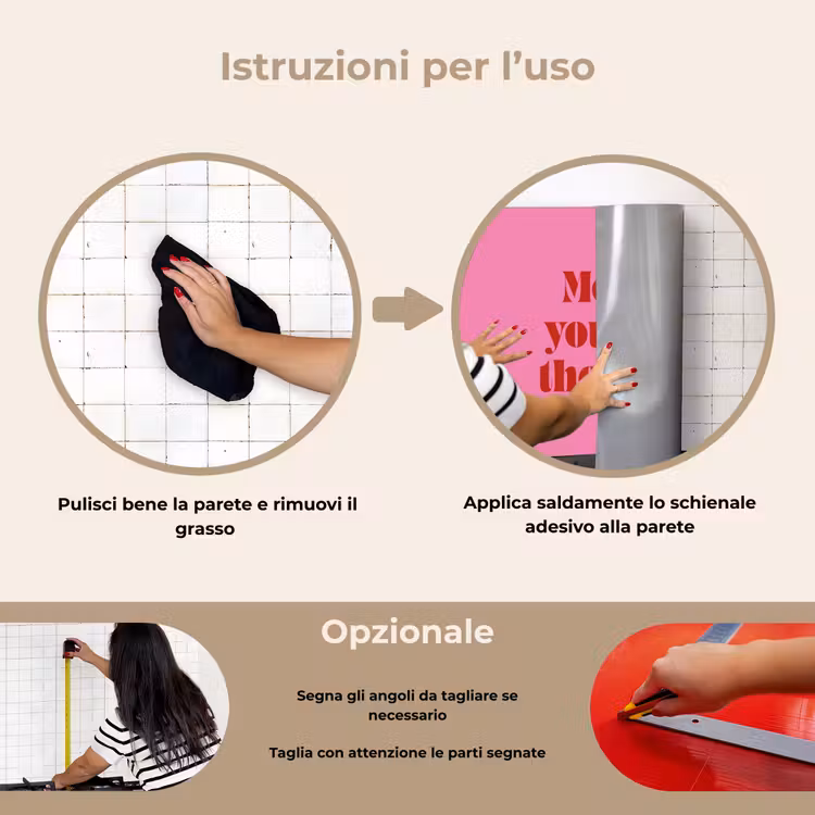 Paraschizzi cucina - Madre - Messaggio - Rosa — 6