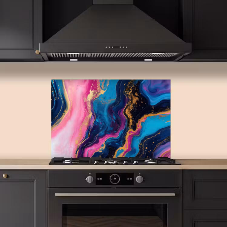 Paraschizzi cucina - Marmo - Moderno - Oro — 5