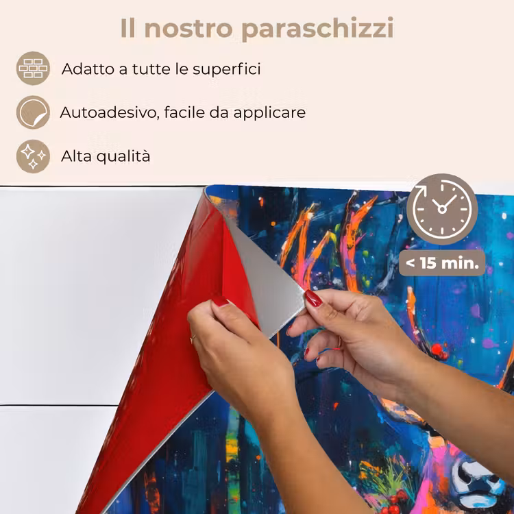 Paraschizzi cucina - Renna - Ghirlanda - Fiaba - Blu — 4