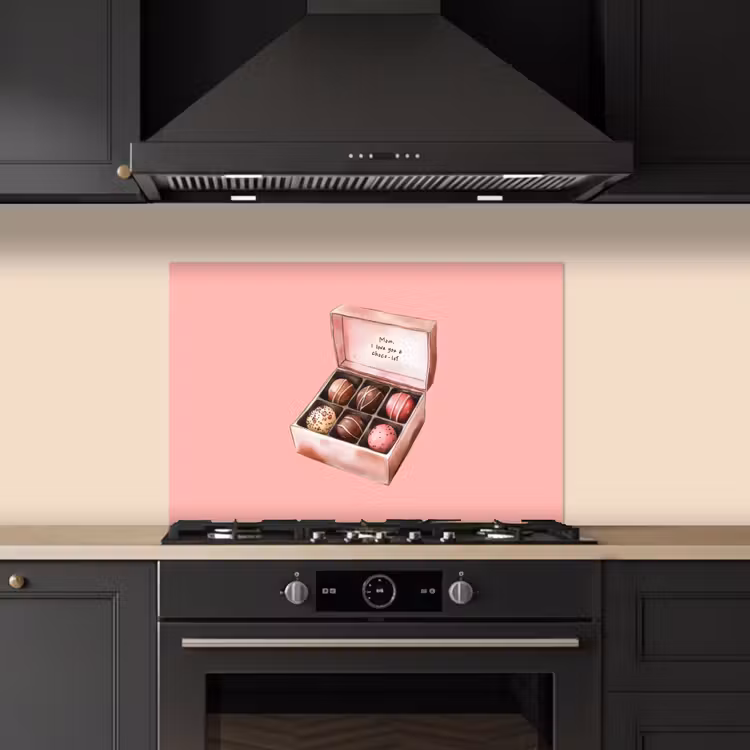 Paraschizzi cucina - Scatola - Bonbons - Amorevole - Testo — 5