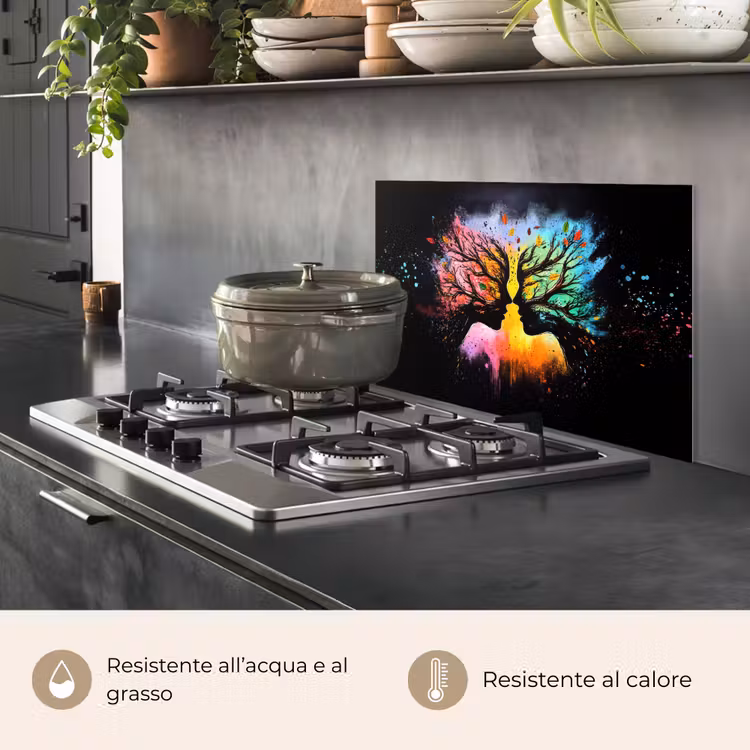 Paraschizzi cucina - Volti - Sagome - Colorati - Rami — 2