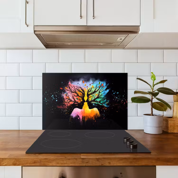 Paraschizzi cucina - Volti - Sagome - Colorati - Rami — 3