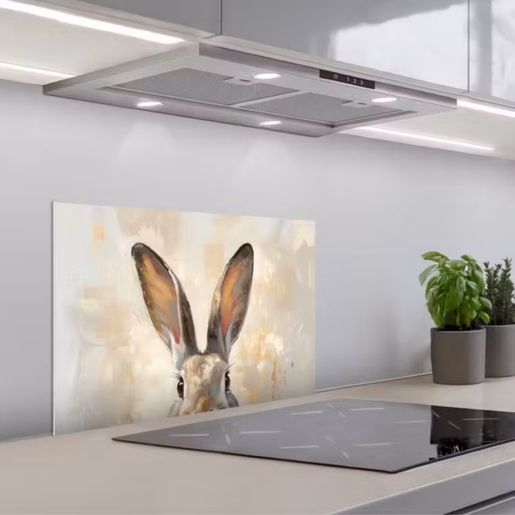 Paraschizzi cucina - Lepre - Orecchie - Marrone — 1