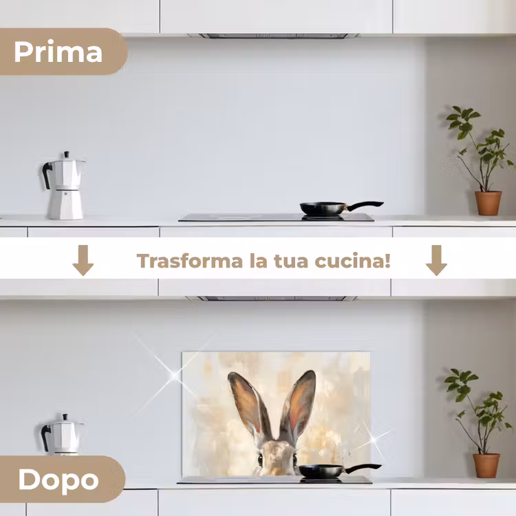Paraschizzi cucina - Lepre - Orecchie - Marrone — 7
