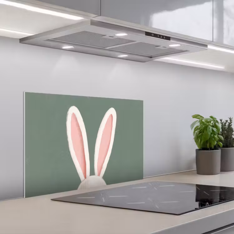 Paraschizzi cucina - Lepri - Orecchie - Rosa — 1