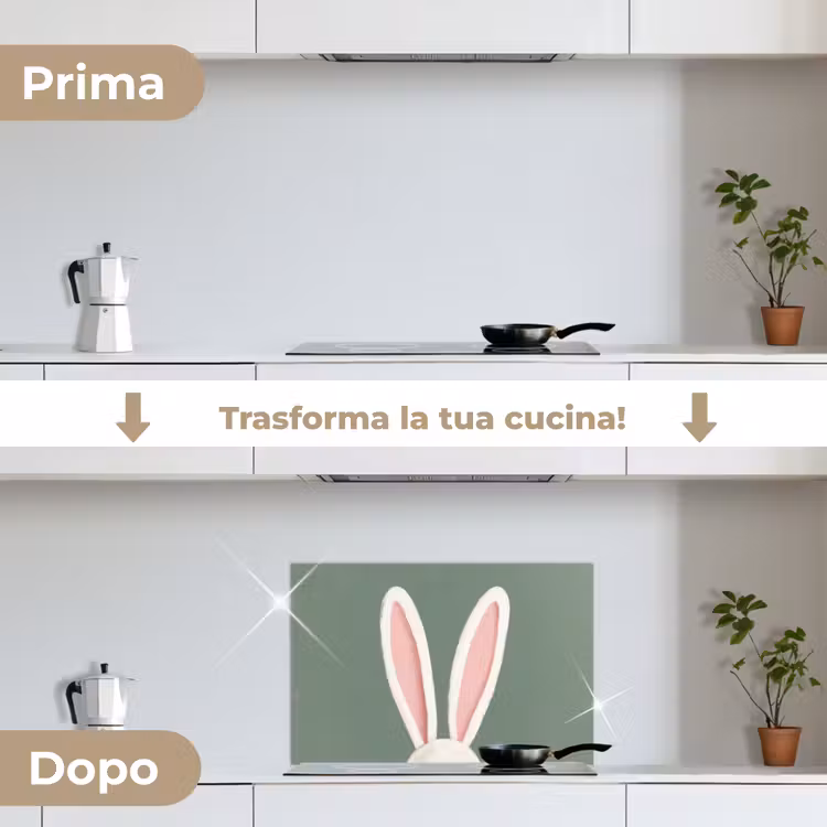 Paraschizzi cucina - Lepri - Orecchie - Rosa — 7