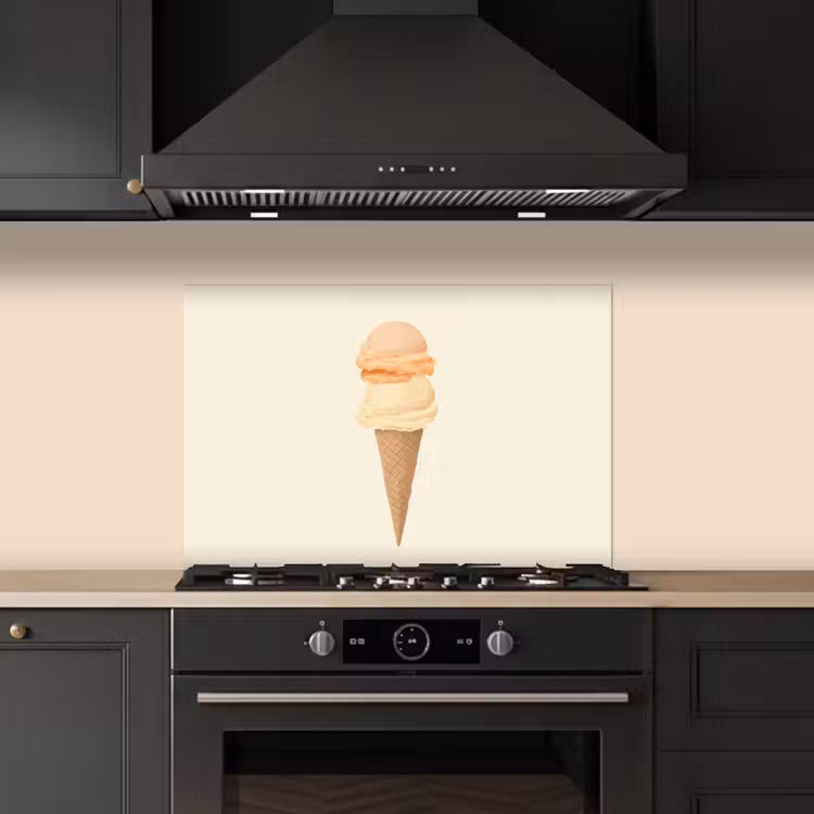 Paraschizzi cucina - Minimalista - Paletta per gelato - Corno - Beige — 5