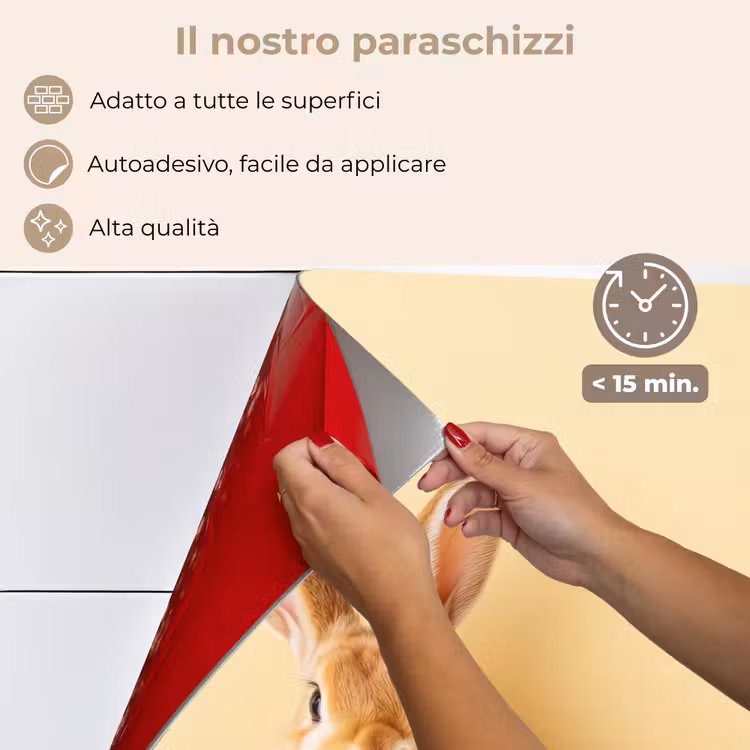 Paraschizzi cucina - Uova - Coniglio - Tinte pastello — 4