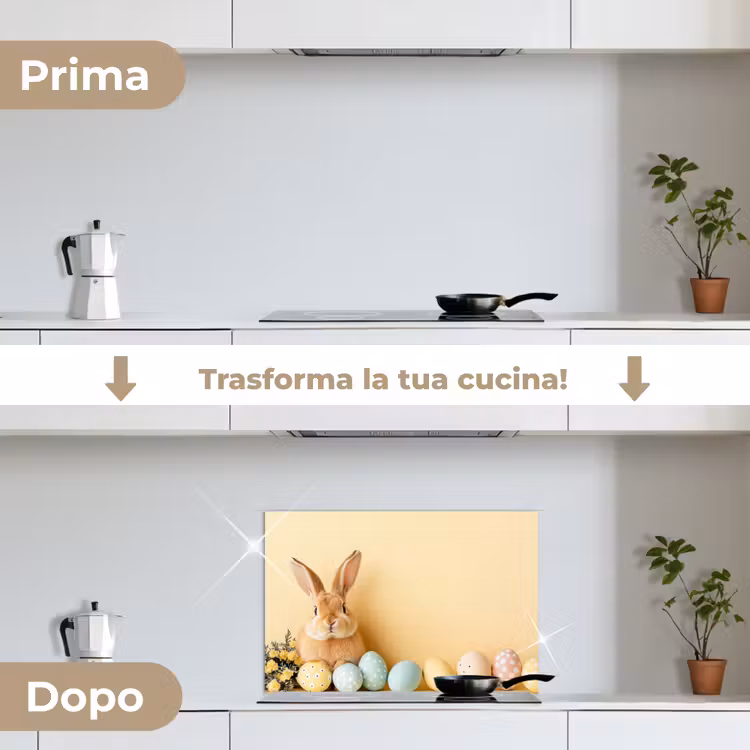 Paraschizzi cucina - Uova - Coniglio - Tinte pastello — 7