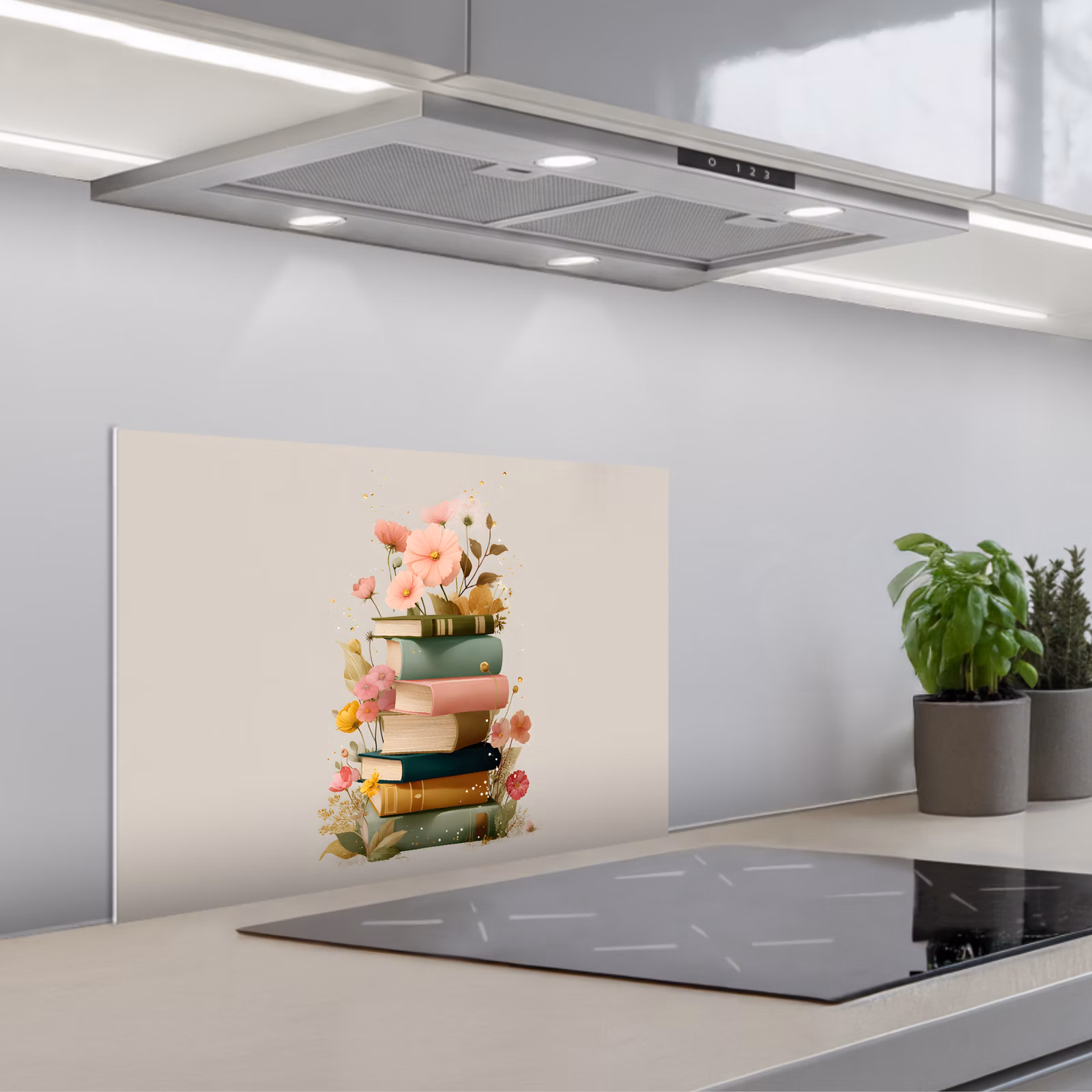 Paraschizzi cucina - Libri - Impilati - Fiori - Colorati — 1