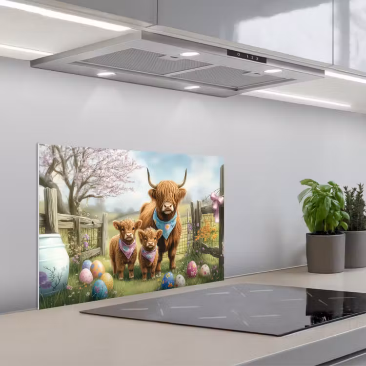 Paraschizzi cucina - Highlander scozzesi - Uova di Pasqua - Primavera — 1