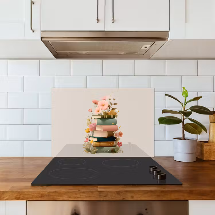 Paraschizzi cucina - Libri - Impilati - Fiori - Colorati — 3