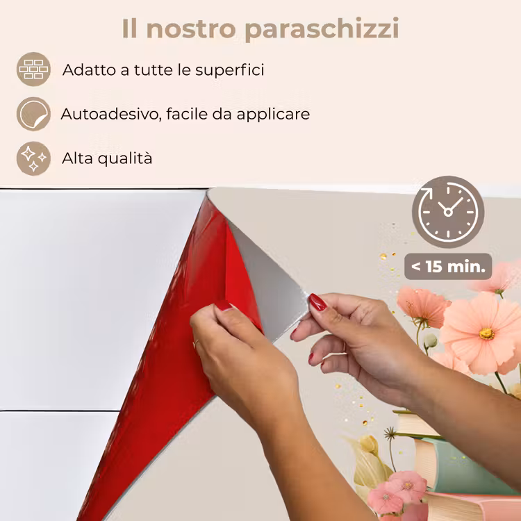 Paraschizzi cucina - Libri - Impilati - Fiori - Colorati — 4