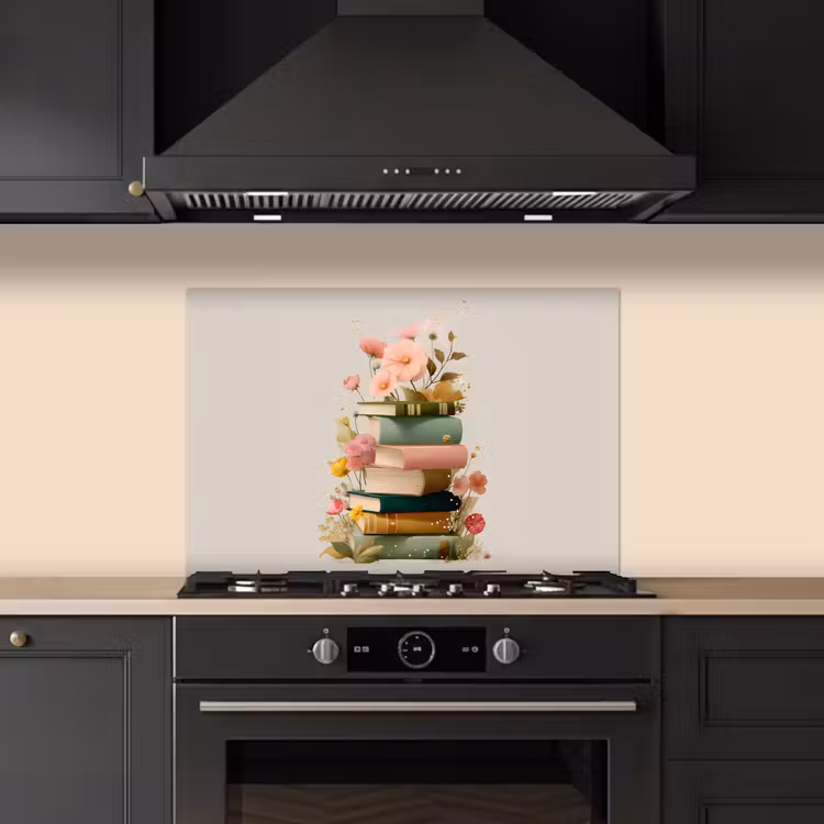 Paraschizzi cucina - Libri - Impilati - Fiori - Colorati — 5