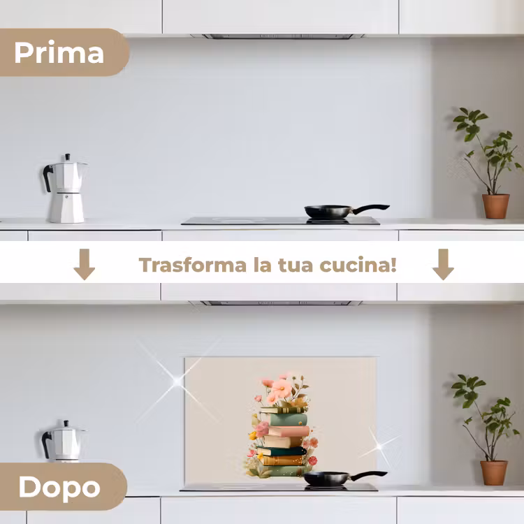 Paraschizzi cucina - Libri - Impilati - Fiori - Colorati — 7