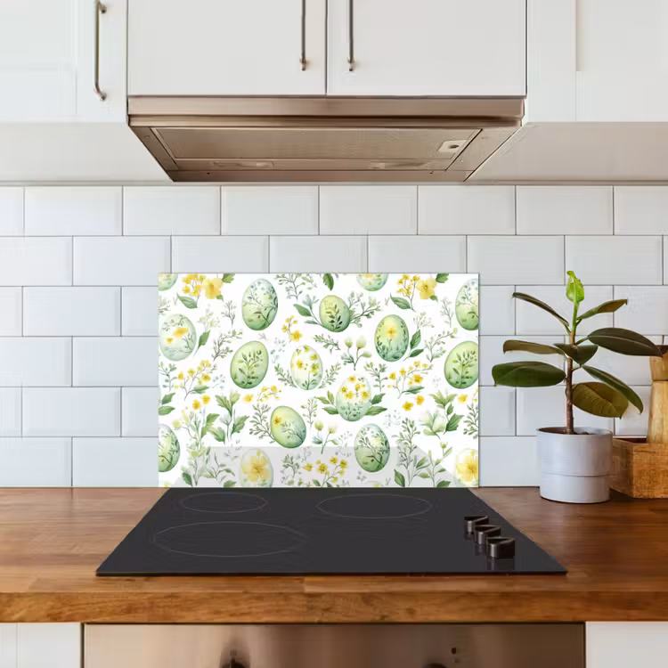 Paraschizzi cucina - Modello - Verde - Uova — 3