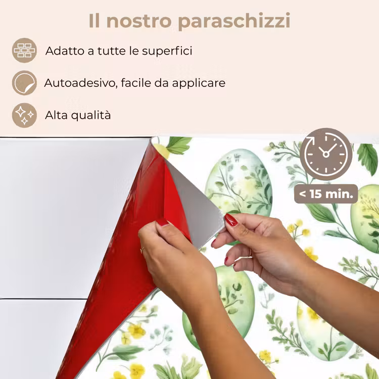 Paraschizzi cucina - Modello - Verde - Uova — 4