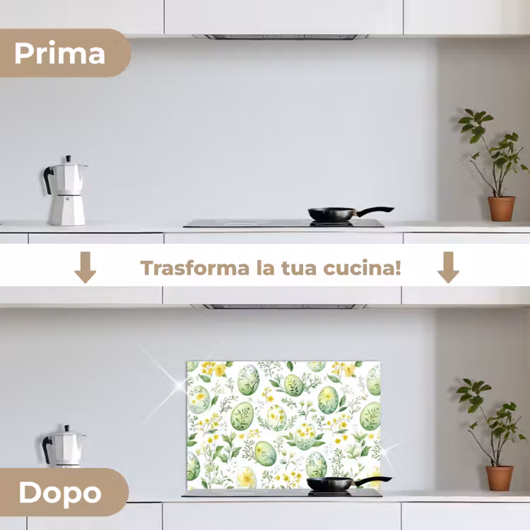 Paraschizzi cucina - Modello - Verde - Uova — 7