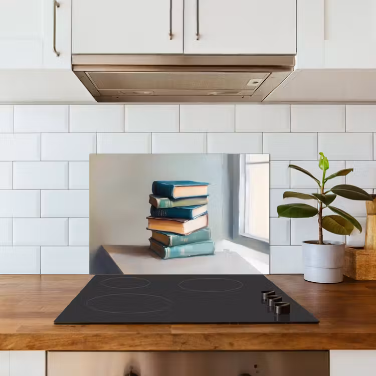 Paraschizzi cucina - Pila - Libri - Verde - Luce del giorno — 3