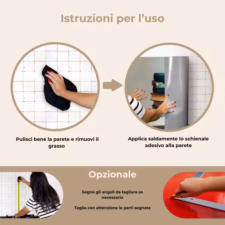 Paraschizzi cucina - Pila - Libri - Verde - Luce del giorno — 6