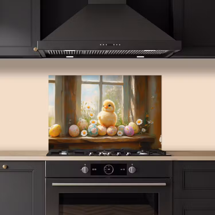 Paraschizzi cucina - Pulcino - Finestra - Uova di Pasqua — 5