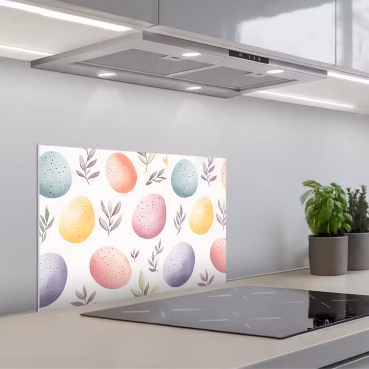 Paraschizzi cucina - Uova - Colorate - Motivo — 1