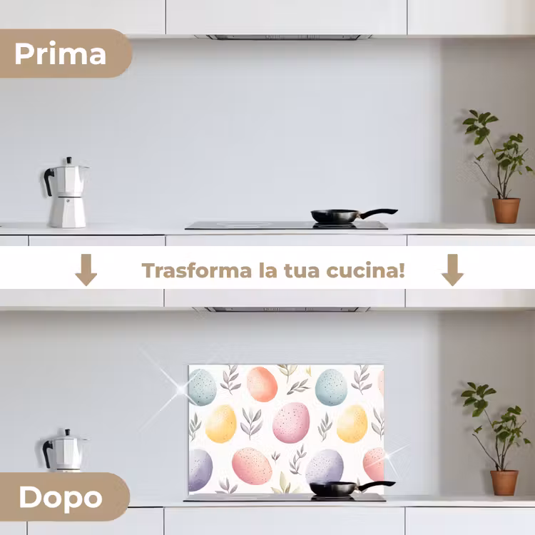 Paraschizzi cucina - Uova - Colorate - Motivo — 7