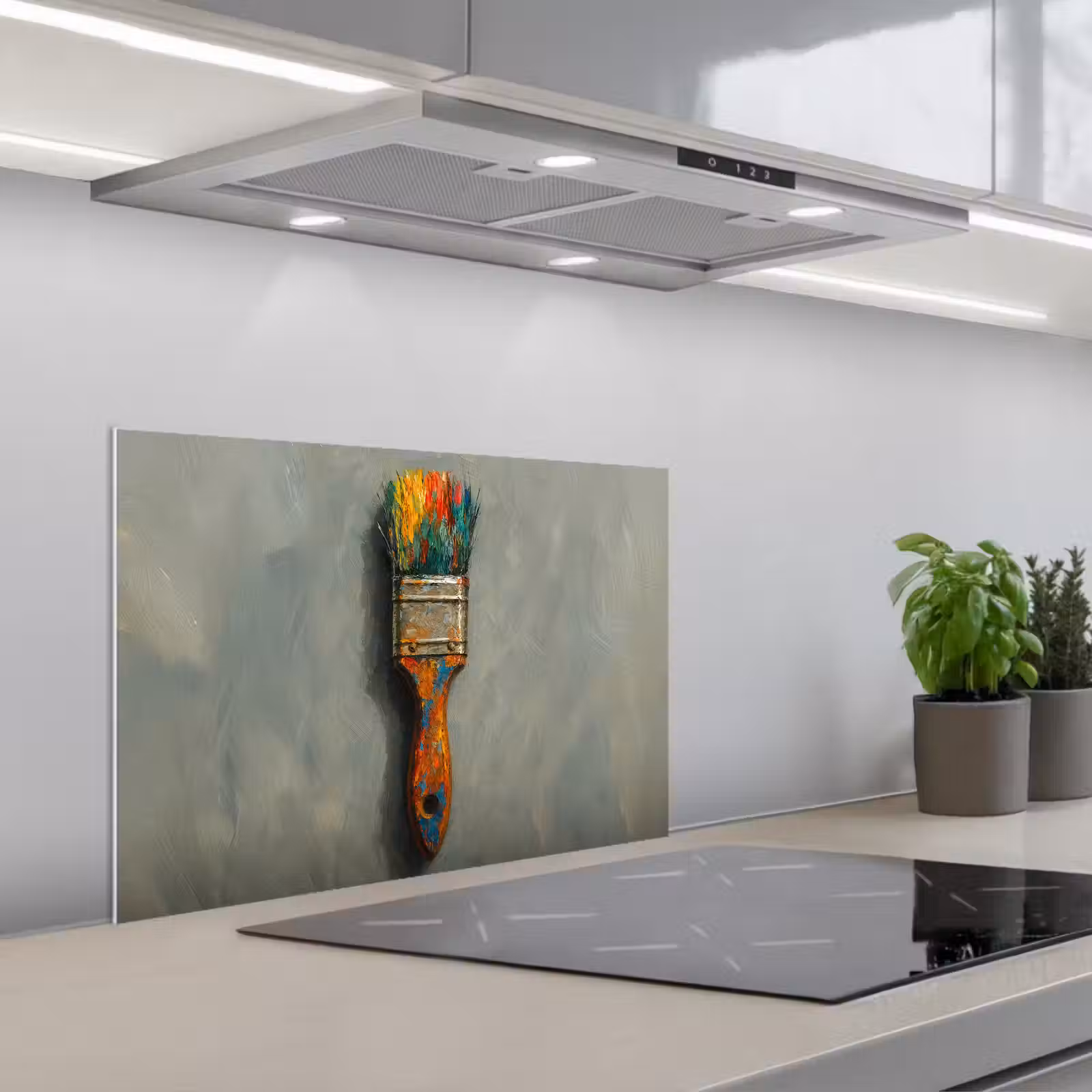 Paraschizzi cucina - Vernice - Pennello - Pittura — 1