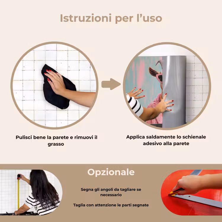 Paraschizzi cucina - Occhiali da sole - Rosa - Capra - Udito — 6